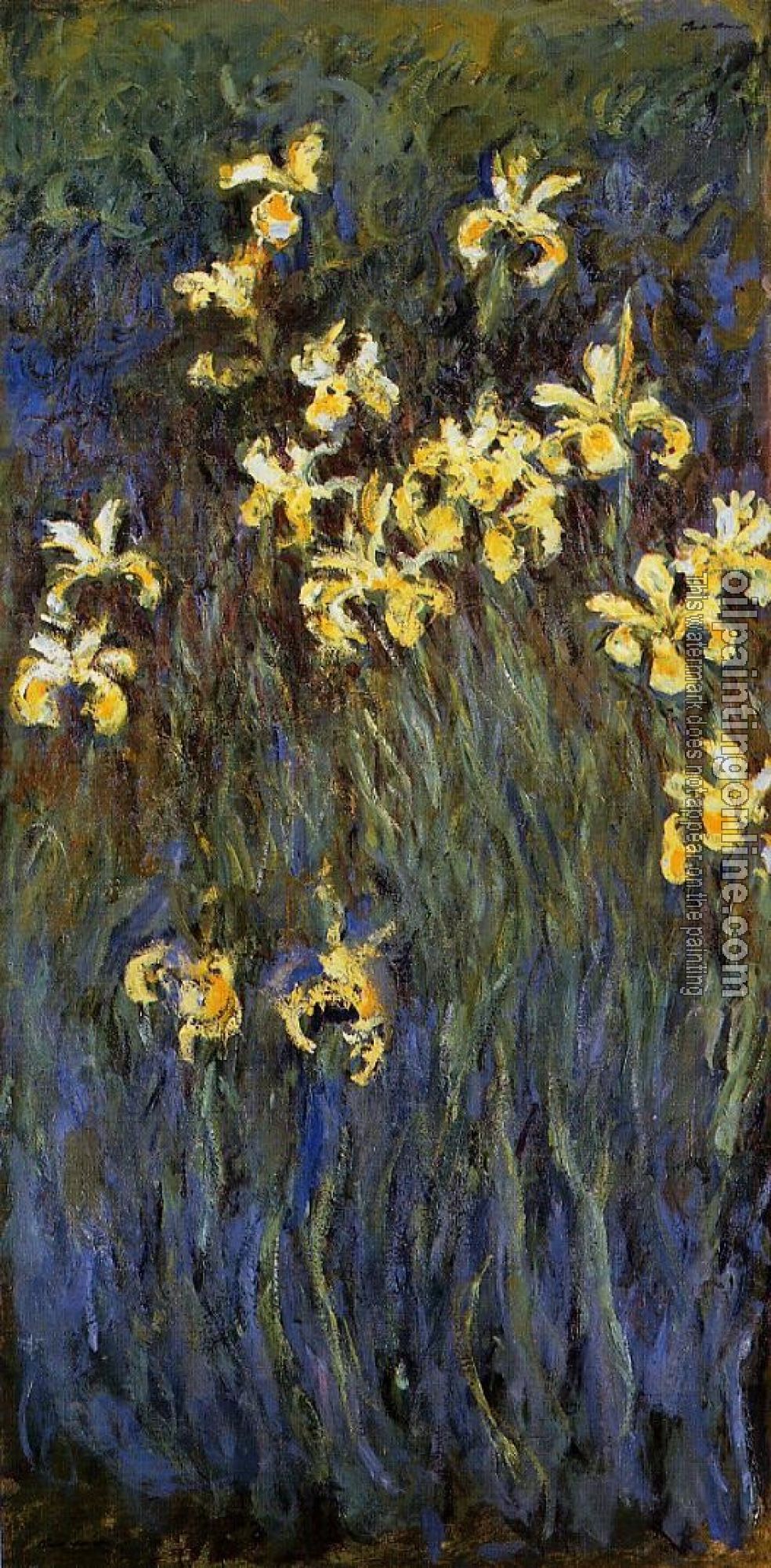 Monet, Claude Oscar - Yellow Irises